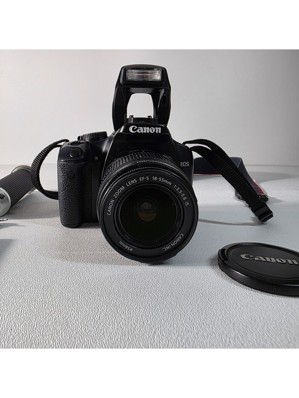 Canon EOS Rebel XSi Digital SLR Camera 18-55mm Canon EF-S Lens Bundle No Battery